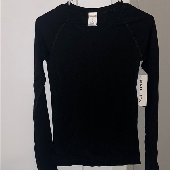 Athleta Tops - NWT Athleta Momentum Seamless Top Black- Small